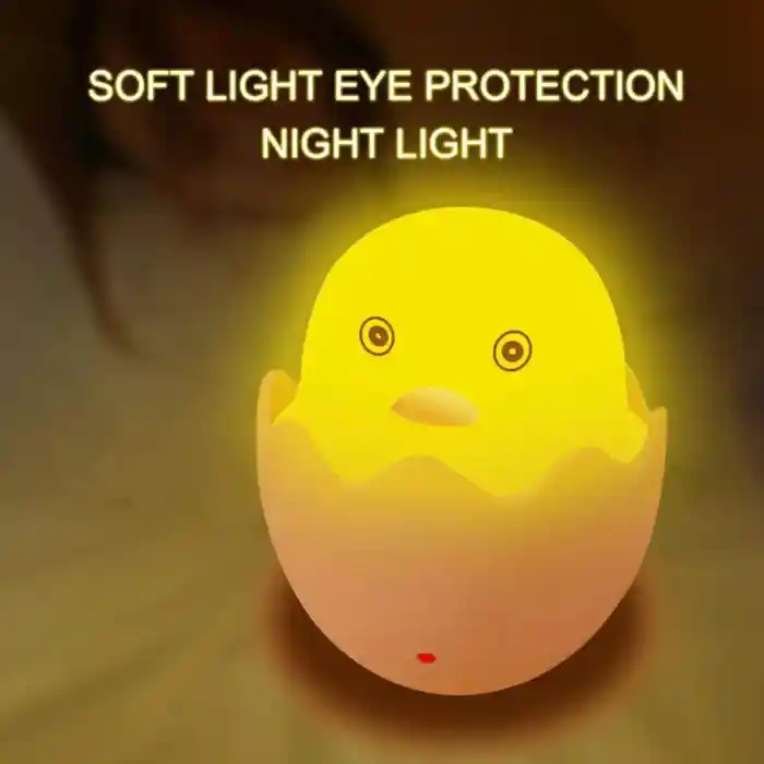 Duck Mushroom EU Plug Wall Socket Light-Control Sensor LED Night Light Bedroom cute Lamp Galaxy Paradise